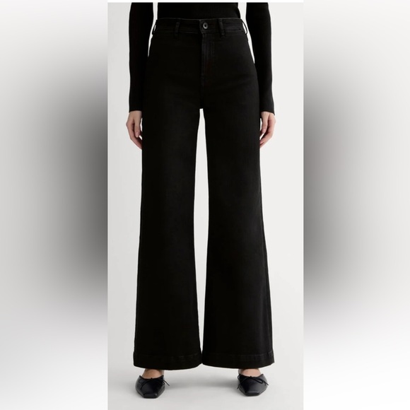 Everlane Denim - EVERLANE THE HIGH-KEY BLACK JEAN